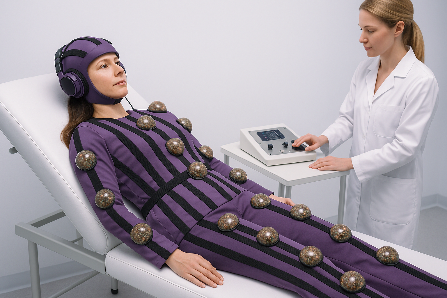 Captured inside the OrgoLife Quantum MedBed Center — a moment of stillness, clarity, and human transformation that defined the entire investigation.